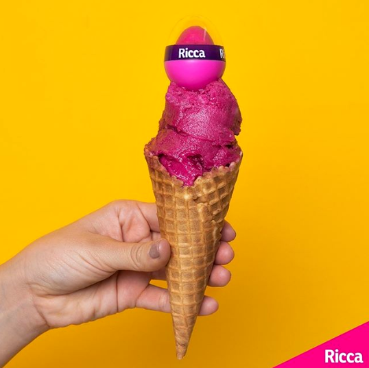 Protetor Labial Ricca em formato de ovinho Resenha