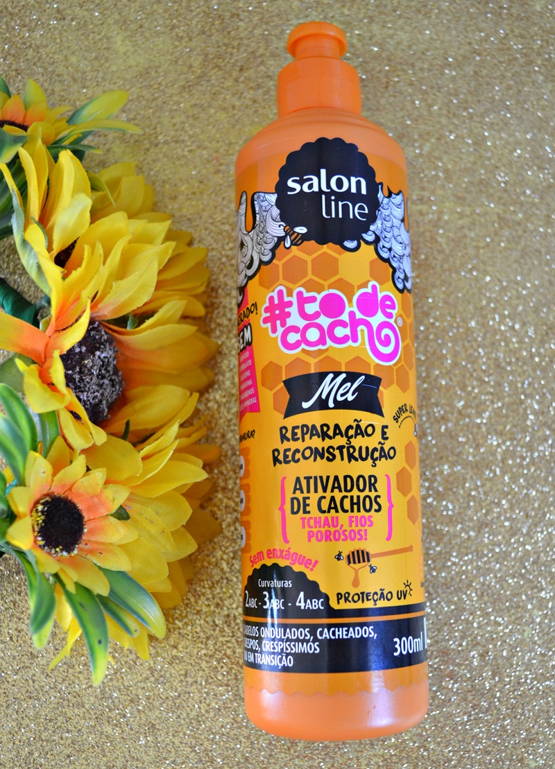 Ativador de cachos Mel Salon Line Reparação e reconstrução
