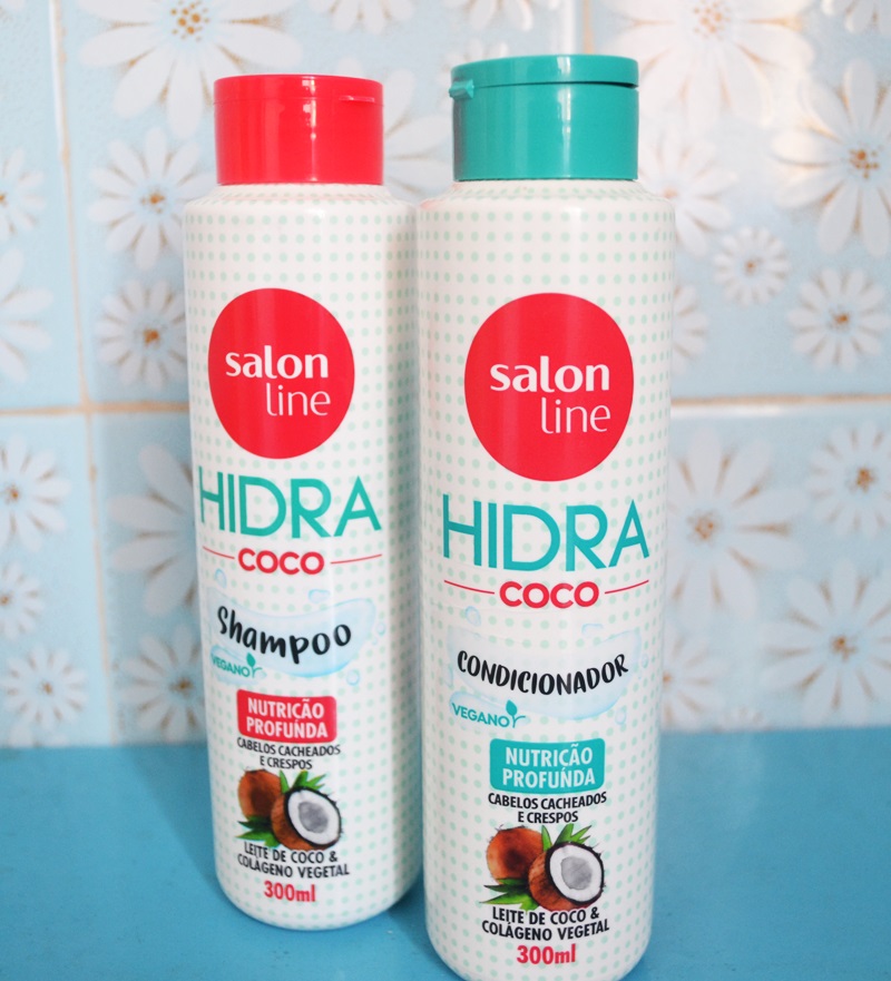 Nutrição para o cabelo com Hidra coco Salon Line