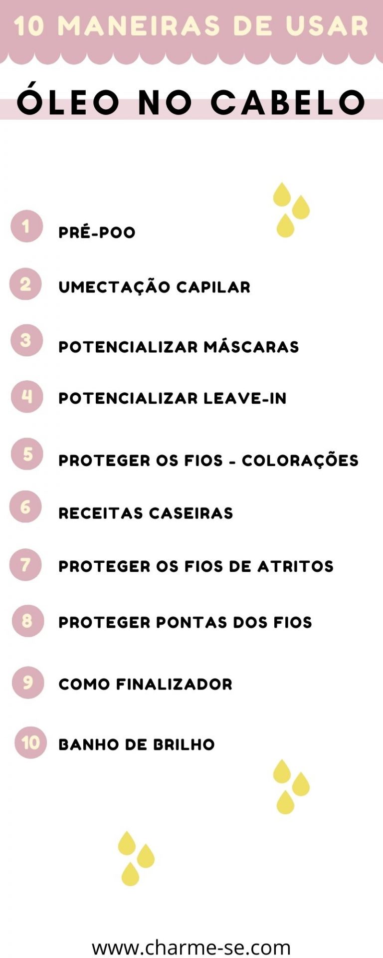 5 Melhores óleos vegetais que auxiliam o crescimento capilar