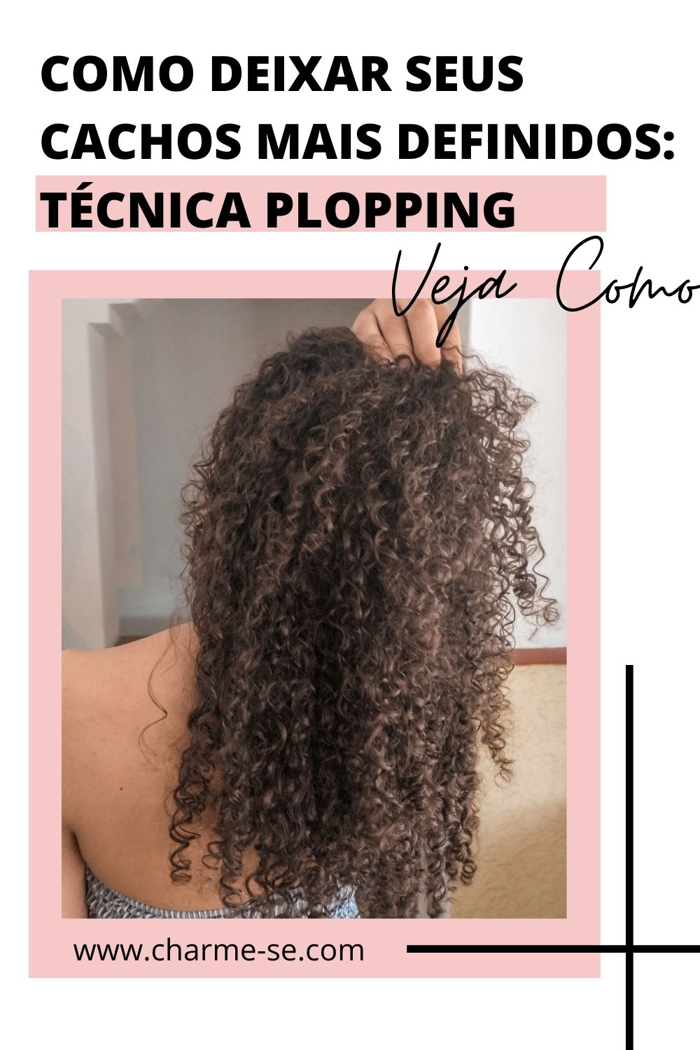 Como deixar seus cachos mais definidos: técnica plopping