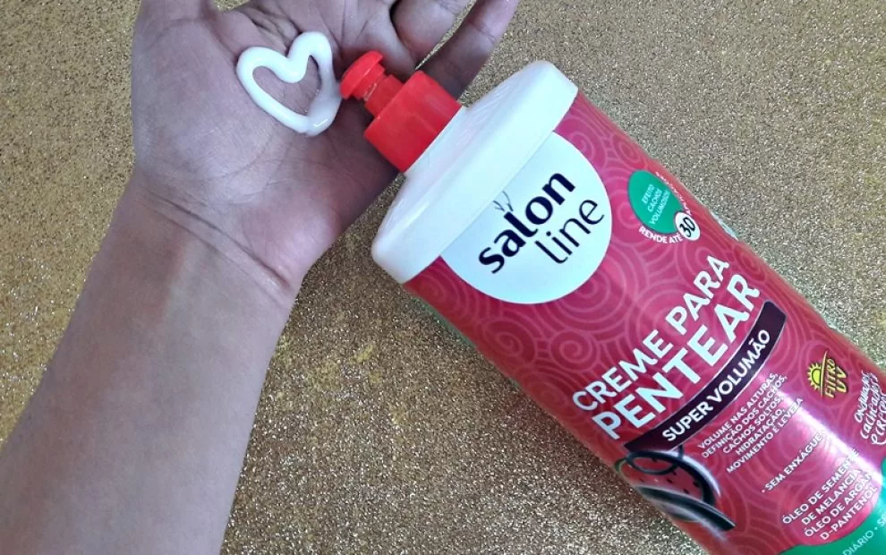 Creme para pentear SUPER VOLUMÃO Salon Line