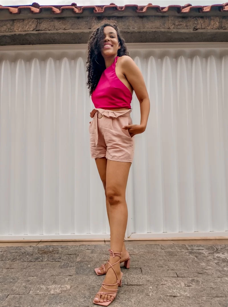 Girlboss look de verão maravilhoso blazer e short clochard
