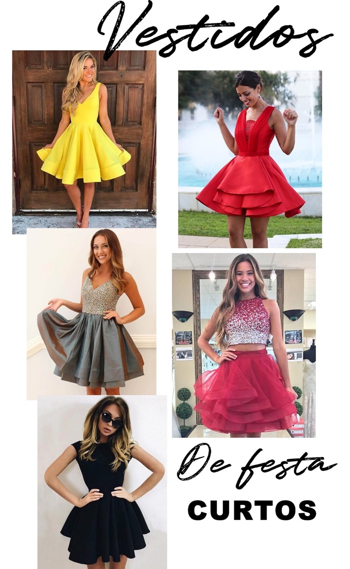 vestido curto tendencia 2019