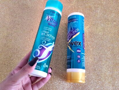 Meus Cachos Embelleze: Shampoo Vitay e Creme Novex