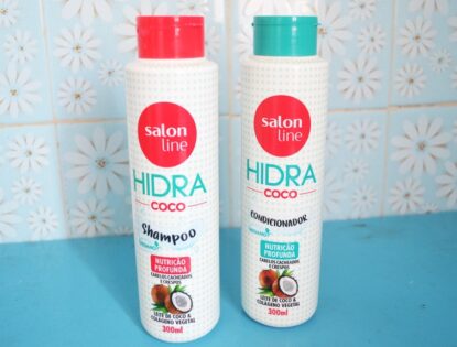 Nutrição para o cabelo com Hidra coco Salon Line