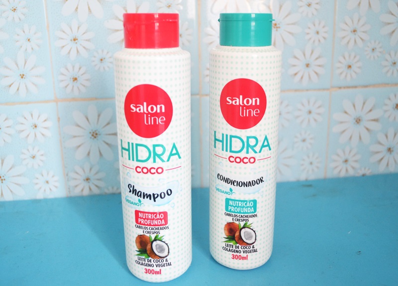 Nutrição para o cabelo com Hidra coco Salon Line