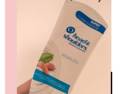 Condicionador Head & Shoulders hidratação com amêndoas