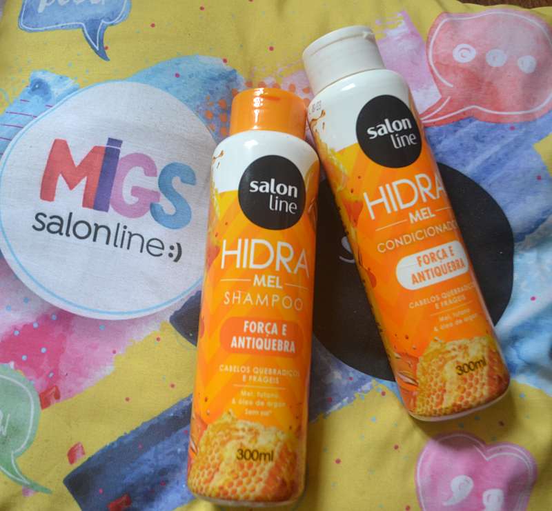 Hidra mel Salon Line para cabelos quebradiços e frágeis