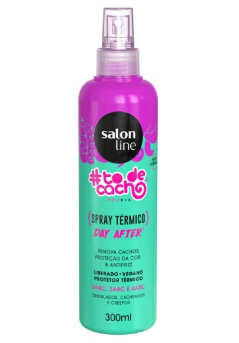 Spray térmico Salon Line: Renova Cachos e protege a cor - Charme-se