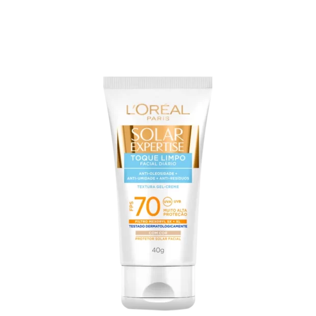 L'Oréal Paris Solar Expertise Toque Limpo com Cor FPS 70