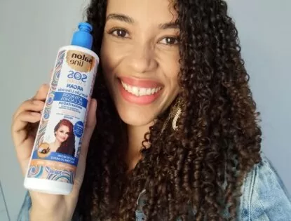 SOS cachos Salon line nutrição com óleo de argan resenha