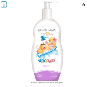 Shampoo e condicionador infantil Giovanna baby Giby & Gaby