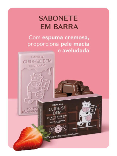 Cuide-se Bem Deleite Chocolatudo lançamento de O Boticário