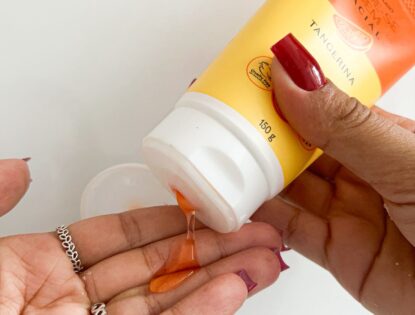 Gel de limpeza facial de tangerina O Boticário: RESENHA