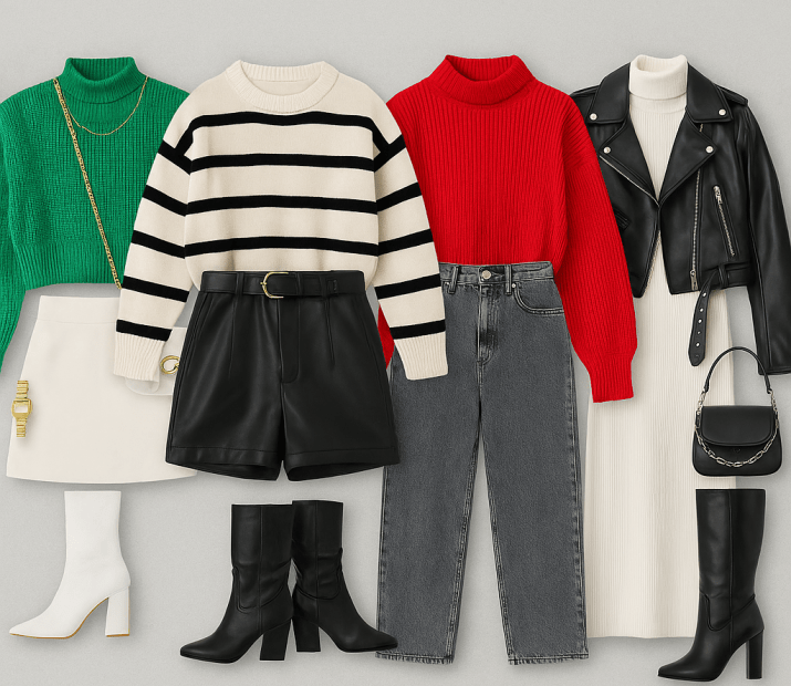 Tricô Feminino para o Inverno 7 Peças Quentes e Cheias de Estilo