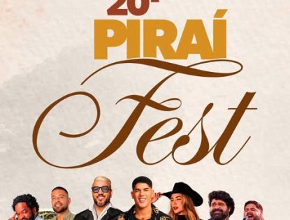 Piraí Fest 2025: programação completa da 20º edição