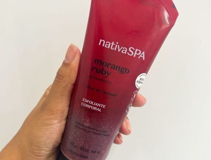 Esfoliante Corporal Nativa Spa Morango Ruby: resenha completa