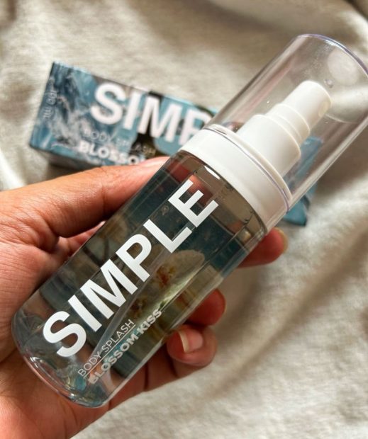 Body Splashes da Simple Organic a marca estreia na perfumaria