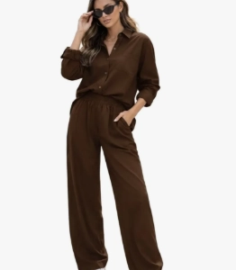 marrom é o novo preto conjunto feminino