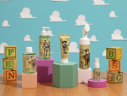 Skincare Toy Story 5: Fenzza lança coleção que une beleza e nostalgia