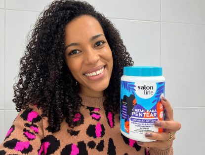 Creme definição natural Salon Line para cachos com movimento