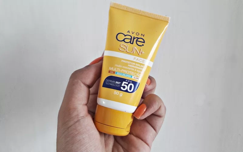 Protetor solar facial Avon Care Sun + Resenha