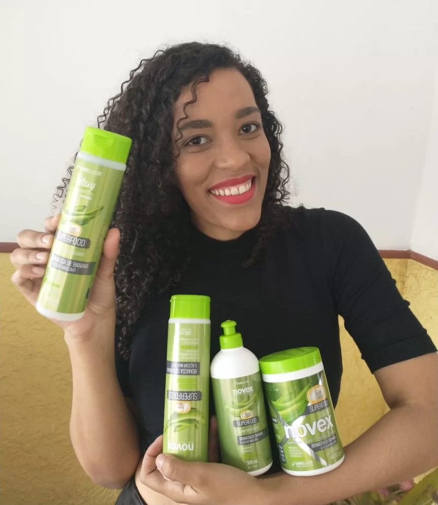 Novex Superfood Biomassa de banana e açúcar mascavo