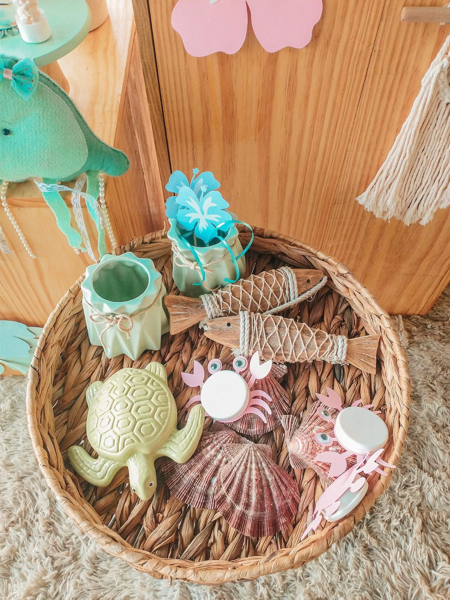 Moana Baby festa infantil intimista em casa