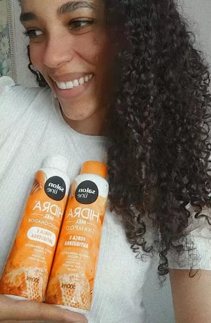 Hidra mel Salon Line para cabelos quebradiços e frágeis