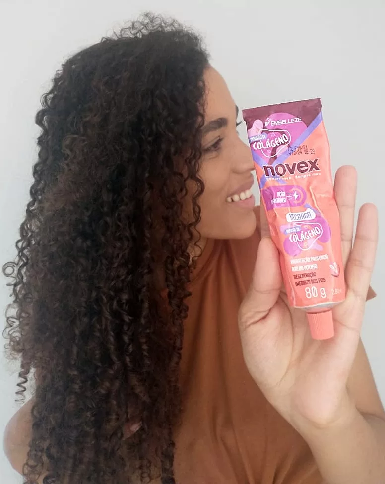 Máscara de hidratação Novex recarga de colágeno