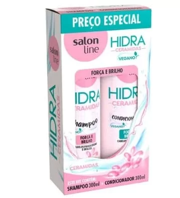 Salon Line Hidra Ceramidas shampoo e condicionador