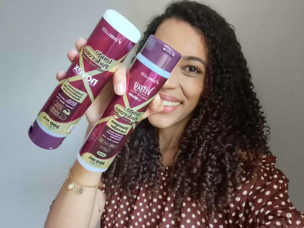 Cabelo longo e poderoso com kit Novex