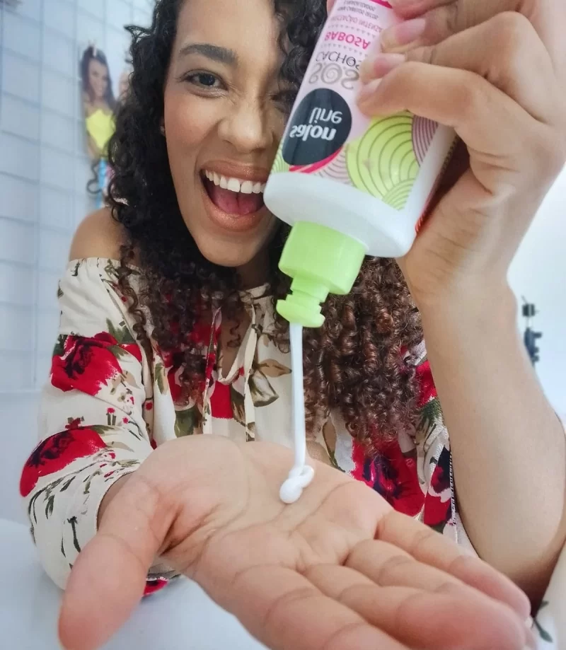 Babosa no cabelo: Creme para pentear da Salon Line
