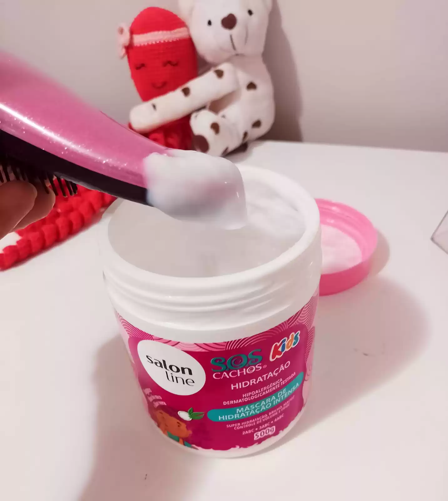 Máscara de hidratação intensa Salon Line para crianças