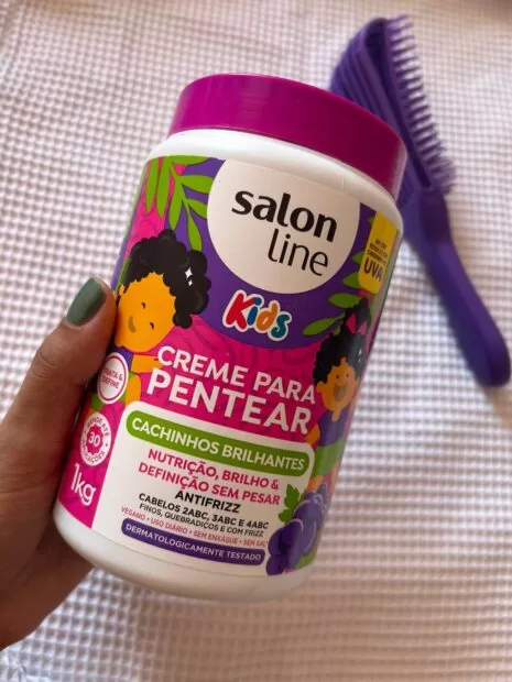 Creme para pentear salon line kids 