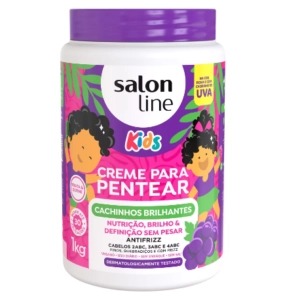 creme para pentear uva salon line kids