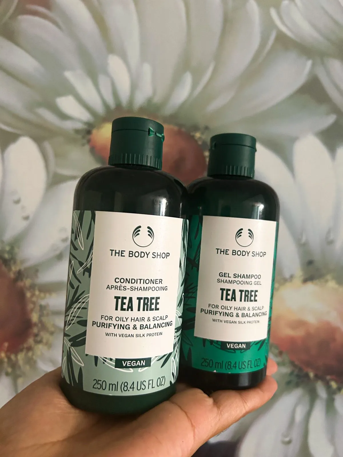 The body shop shampoo e condicionador com Tea Tree RESENHA