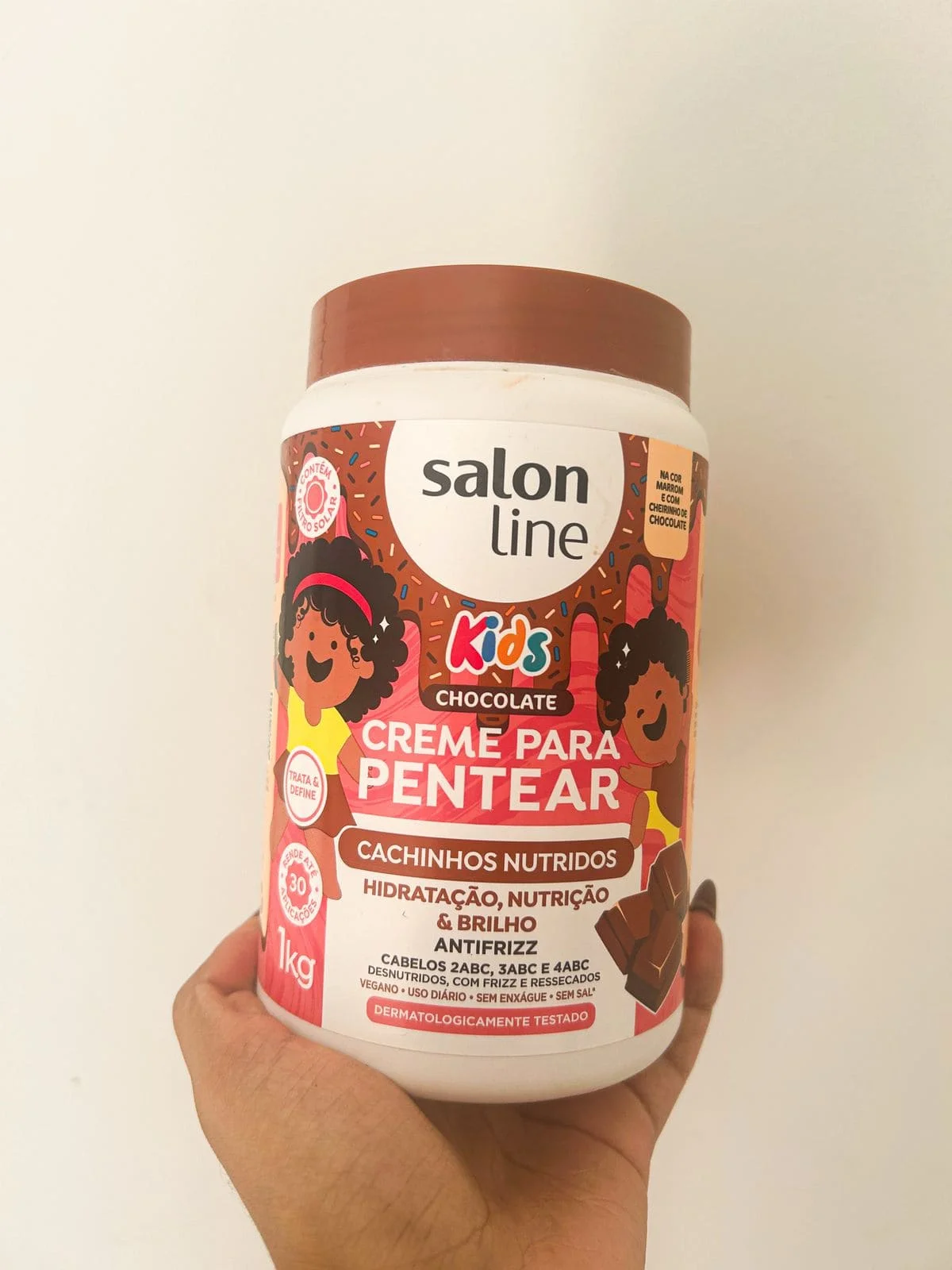 Creme para pentear de chocolate da Salon Line Resenha