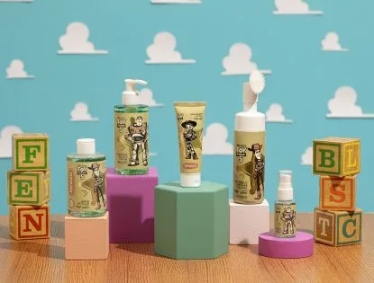 Skincare Toy Story 5: Fenzza lança coleção que une beleza e nostalgia
